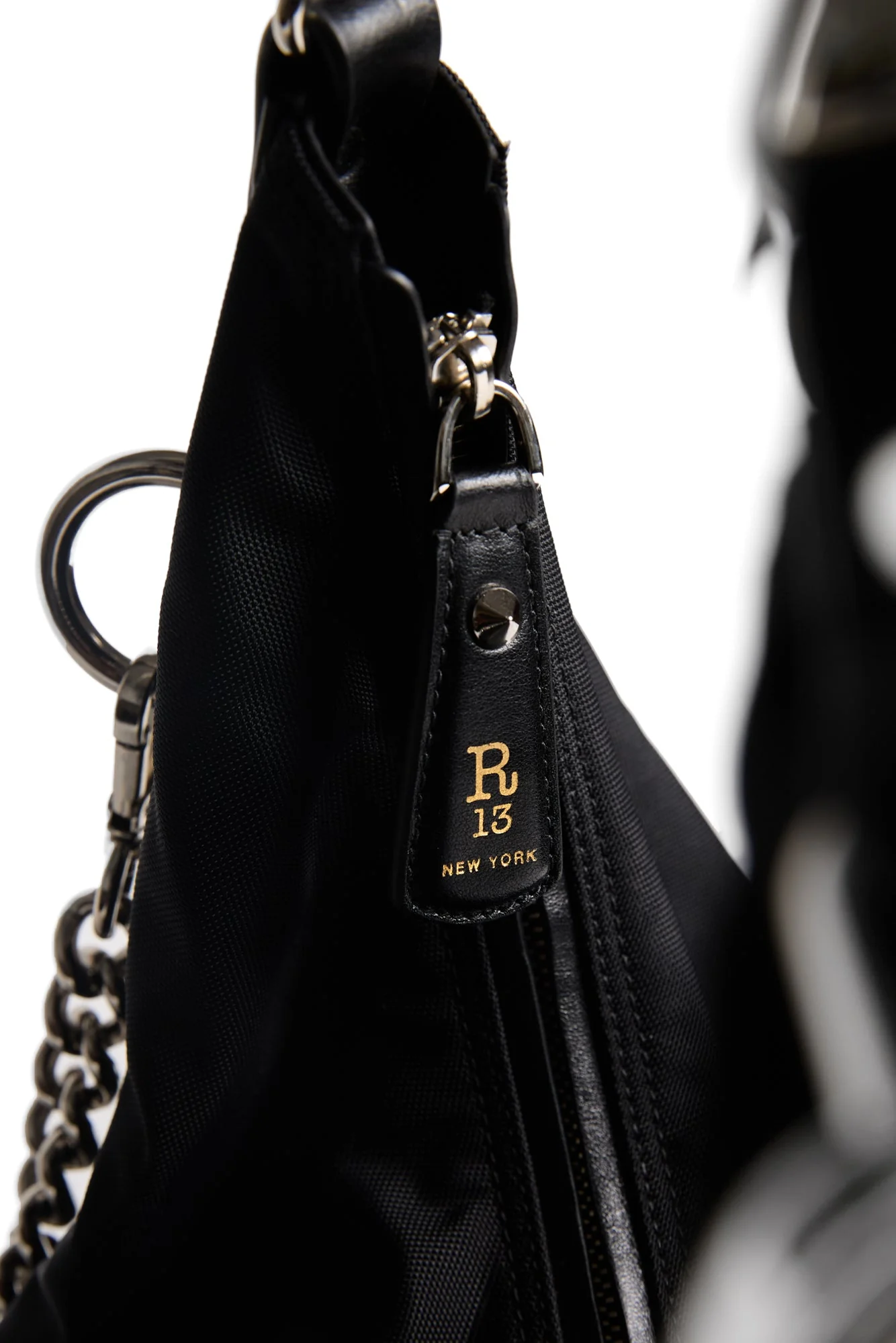 LARGE HARNESS BOHO CARRY ALL - BLACK - Image 3
