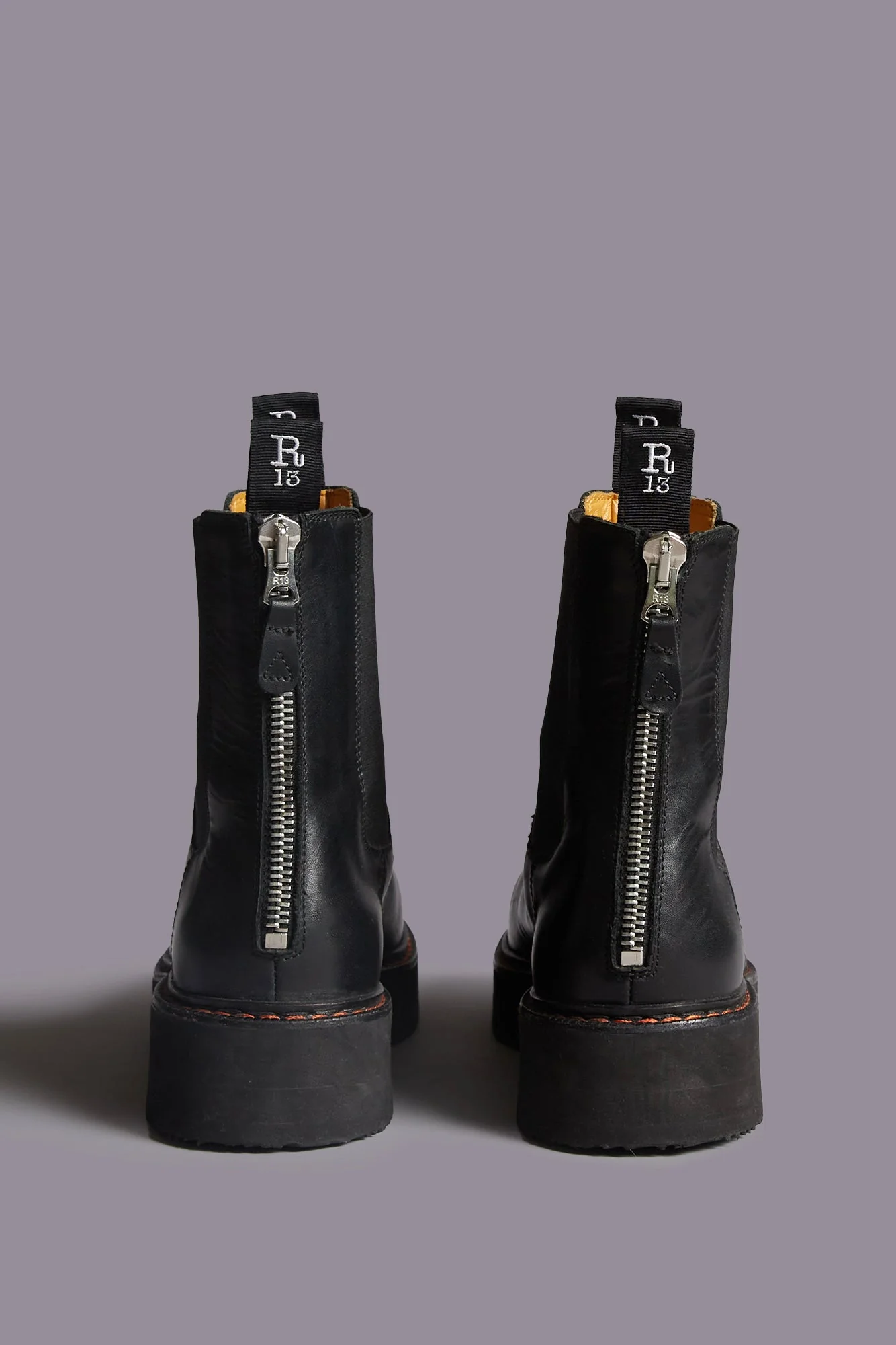 SINGLE STACK CHELSEA BOOT - BLACK - Image 3